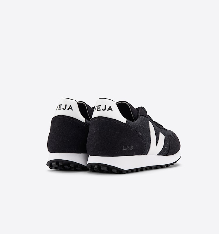 veja sneaker sdu-rec flanell schwarz RR0401971 Back view