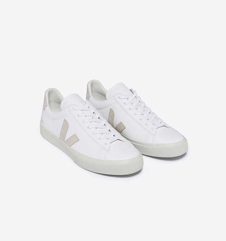 veja baskets campo cuir blanc CP0502920 Top view