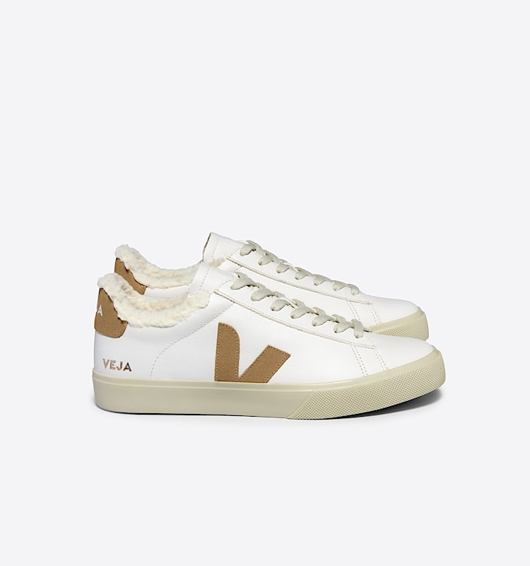 veja sneakers campo-winter fured white CW0503830 Lateral view