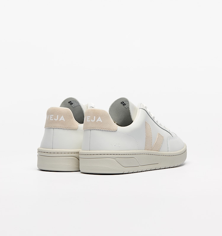 veja sneakers v-12 leather white XD0202335 Back view