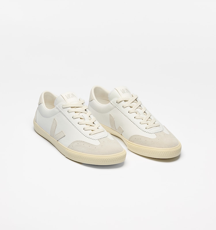 veja baskets volley cuir-biologique blanc VO2003852 Top view