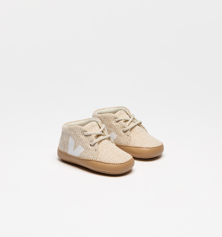 veja sapatilhas veja-x-bonpoint-(baby) juta bege BP1620725 Top view