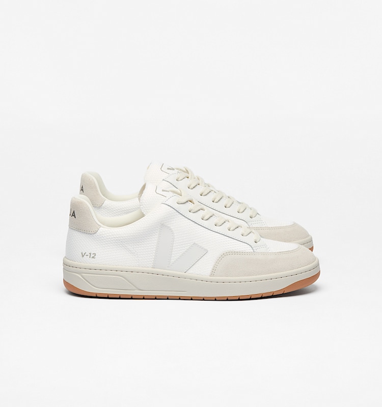 veja sneakers v-12 recycled white XD1703124 Lateral view