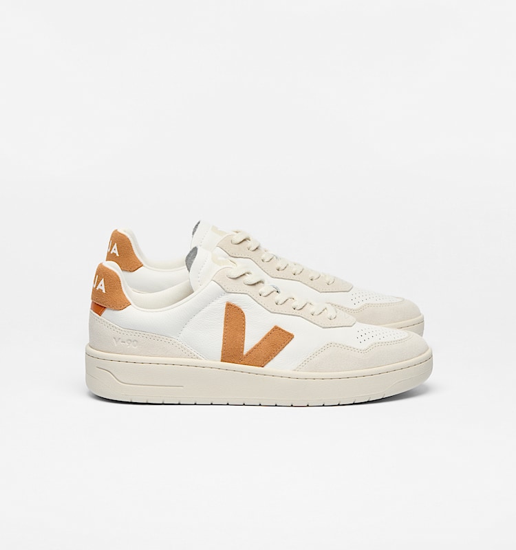 veja sneaker v-90 leder weiss VD2003389 Lateral view