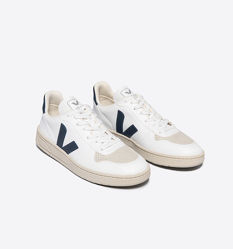 veja sneakers v-10 kůže bílá VX0702087 Top view