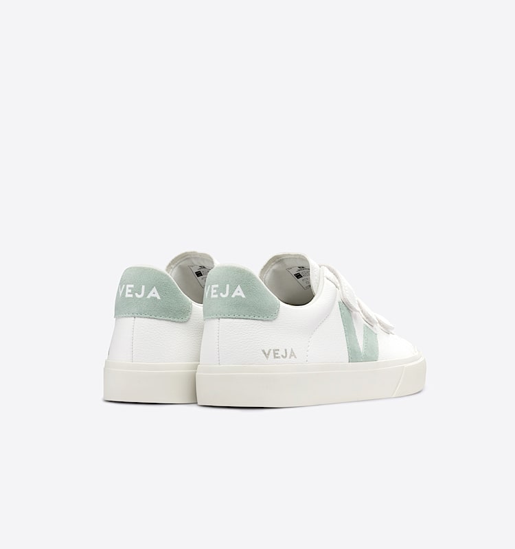 veja sapatilhas recife-logo couro branco RC0592878 Back view