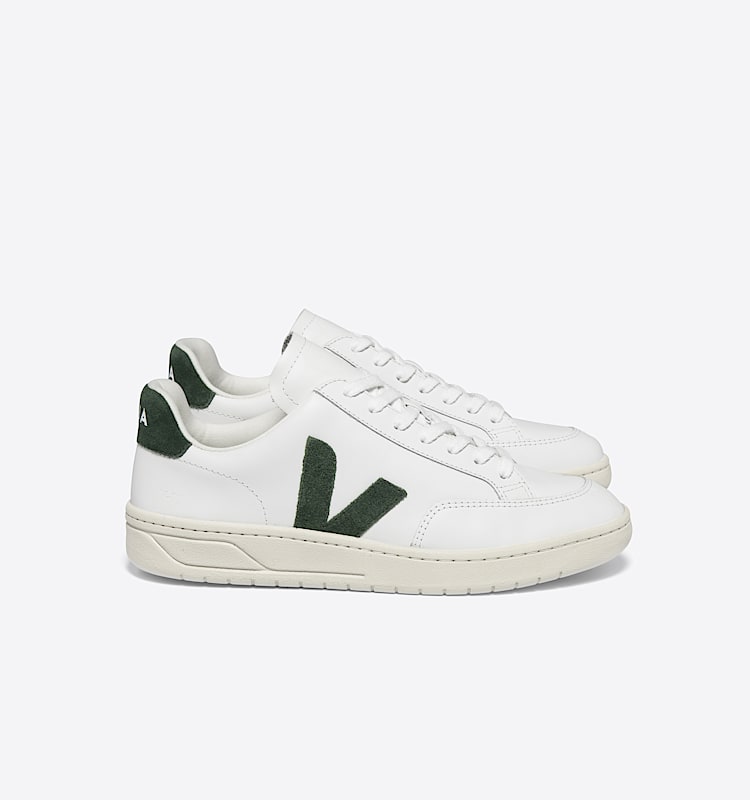 veja baskets v-12 cuir blanc XD0202336 Lateral view