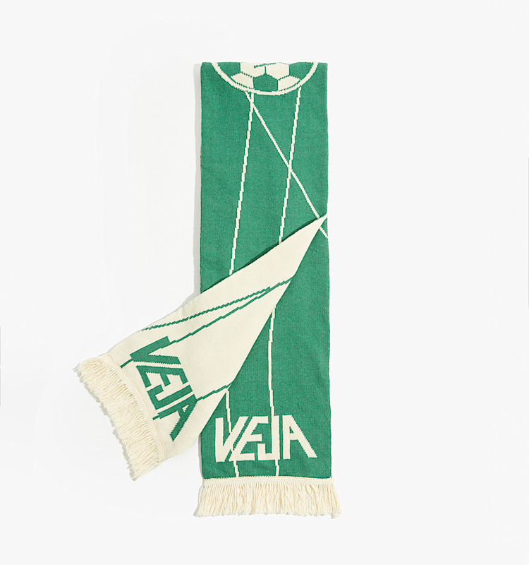 veja tenisky scarf-panenka recyklovaý zelená RF3521299 Lateral view