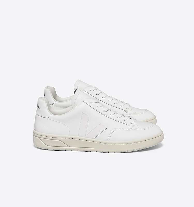 veja baskets v-12 cuir blanc XD0202297 Lateral view