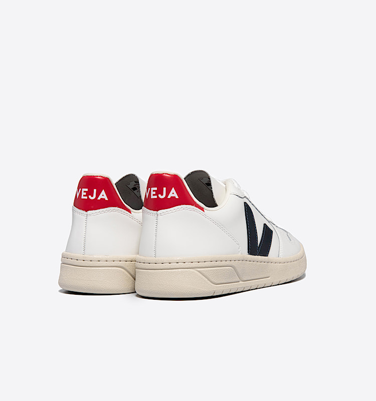 veja sneakers v-10 cuero blanco VX0201267 Back view