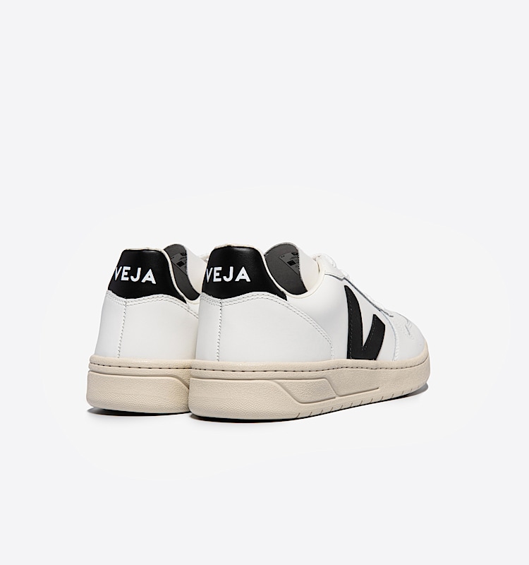 veja sneakers v-10 leder weiss VX0200005 Back view