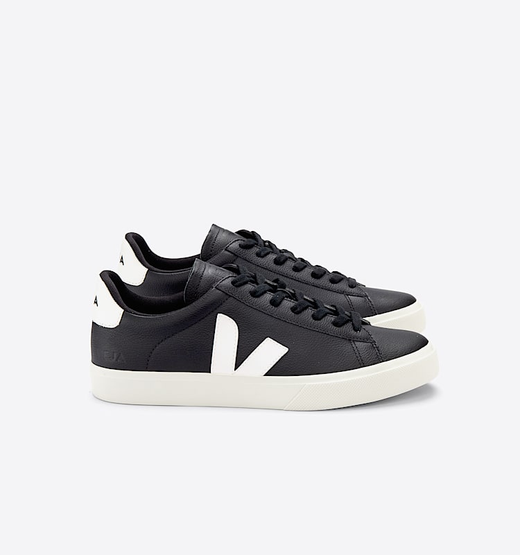 veja sneakers campo pelle nero CP0501215 Lateral view