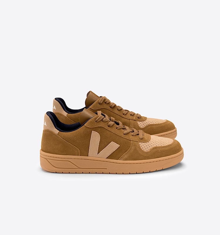 veja sneakers v-10 ante marrón VX0302914 Lateral view