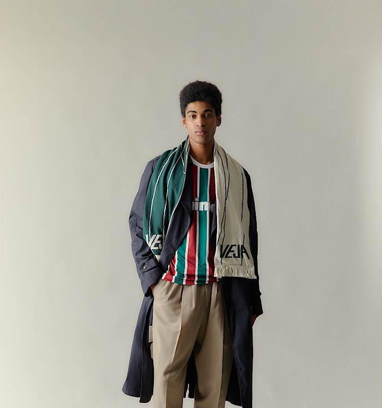 veja scarf-panenka recyclé vert RF3521212