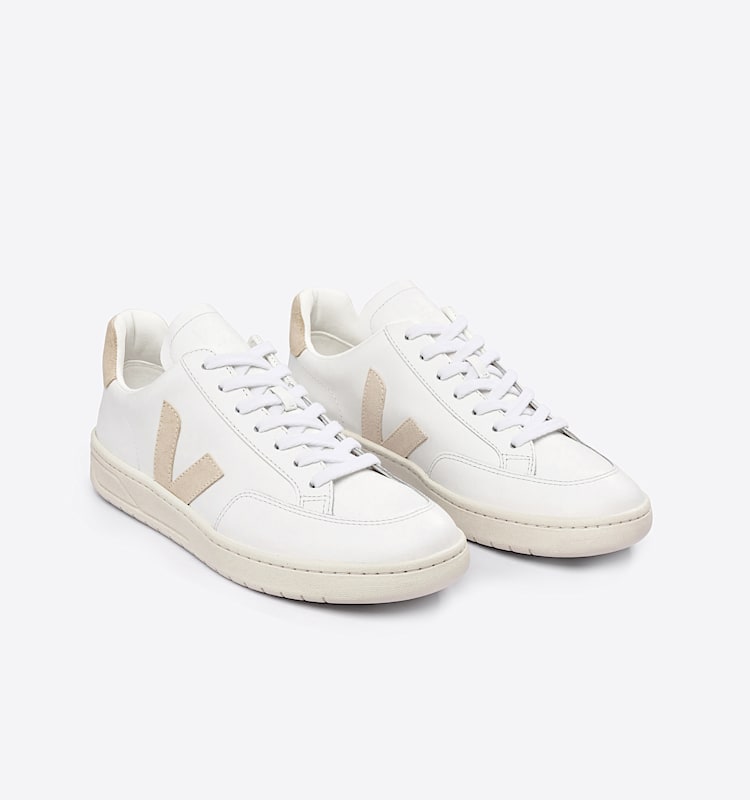 veja sneakers v-12 leather white XD0202335 Top view