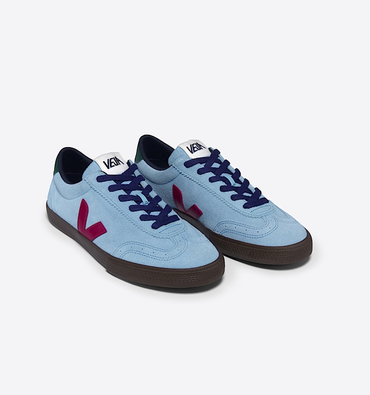 veja baskets volley suède bleu VO0303722 Top view