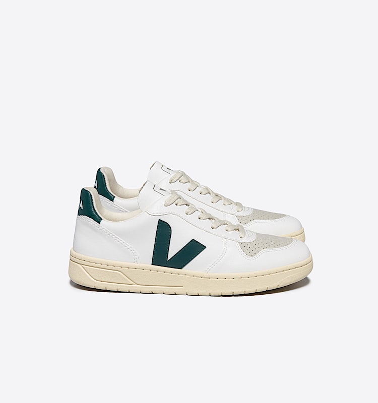 veja sneakers v-10 cuir blanc VX0703143 Lateral view