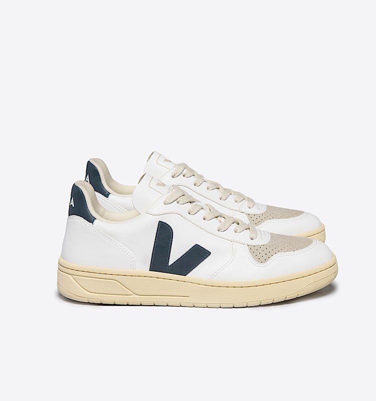 veja sneakers v-10 cuir blanc VX0703272 Lateral view