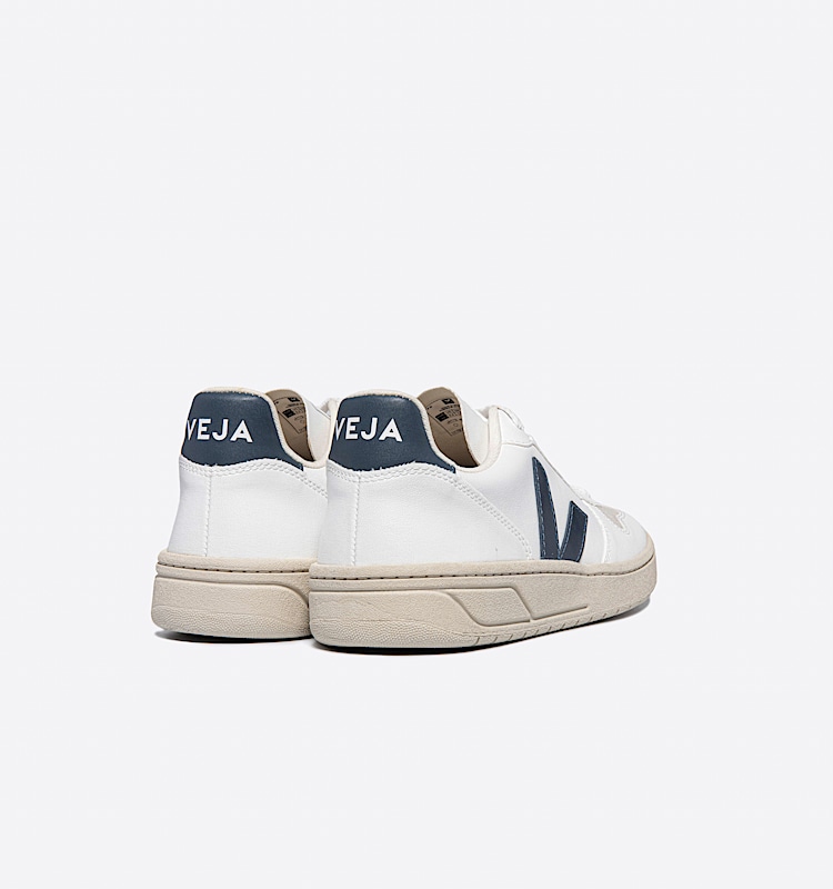 veja sneakers v-10 leder weiss VX0702087 Back view