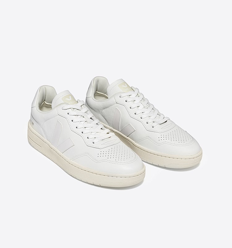 veja sneakers v-90 pelle bianco VD2003380 Top view