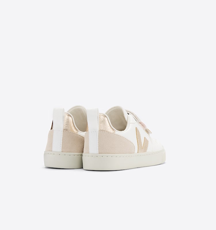 veja sneakers small-v-10 pelle multicolore CV0502894 Back view