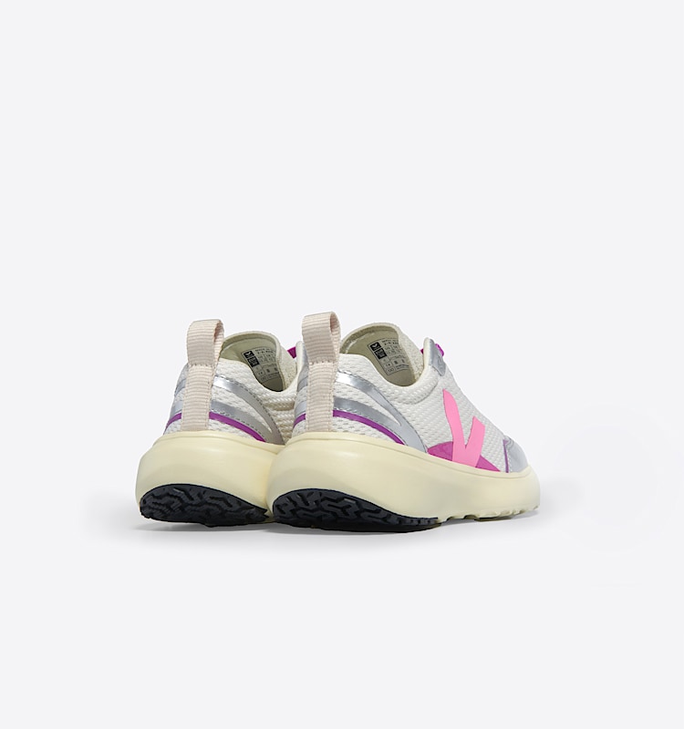 veja zapatillas small-canary-light reciclado gris YL1803821 Back view