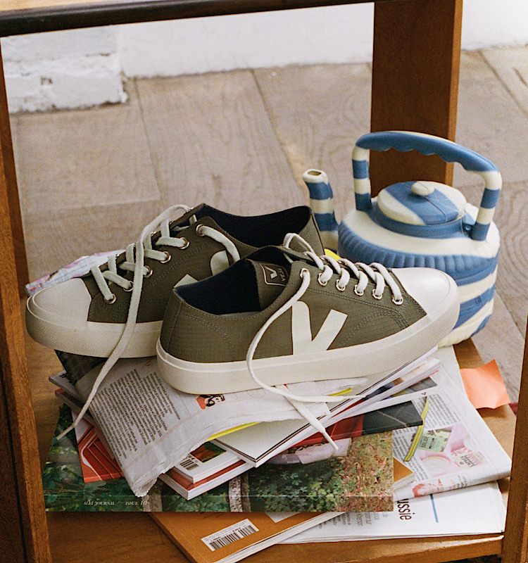 veja sneakers wata-ii-low ripstop verde PL1903350