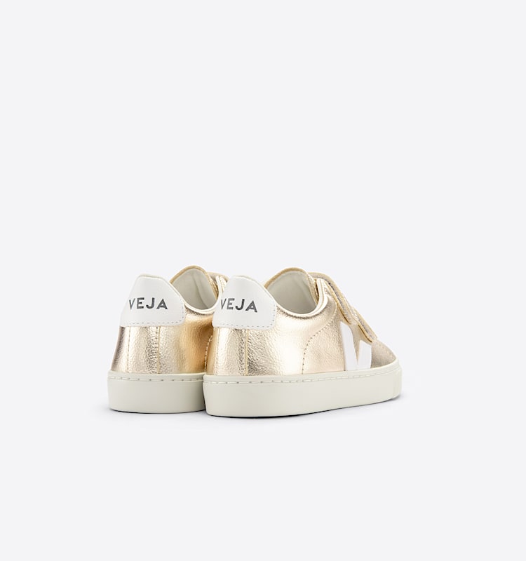 veja baskets small-esplar cuir doré SV0502418 Back view