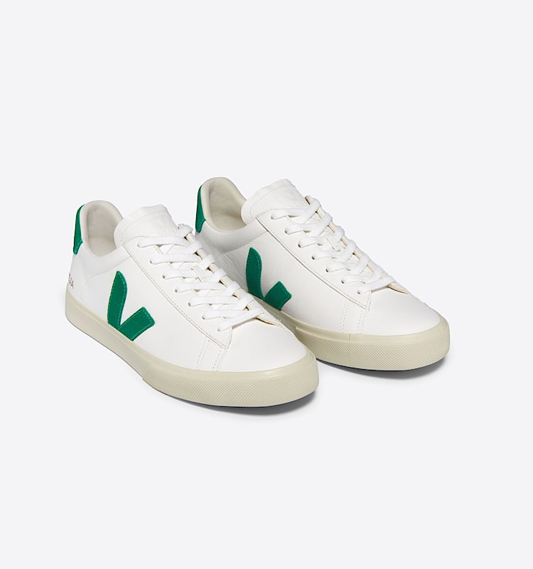 veja sneaker campo leder weiss CP0503690 Top view