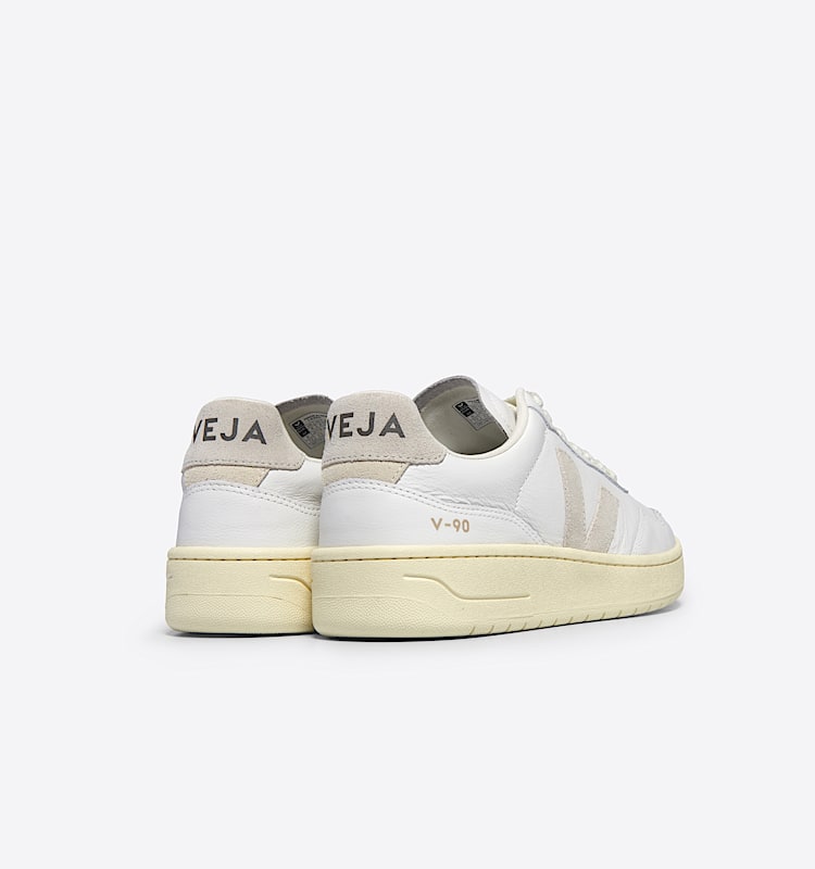 veja sneakers v-90 pelle bianco VD2003655 Back view