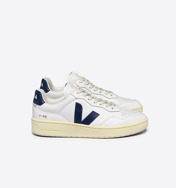 veja sneakers v-90 pelle bianco VD2003656 Lateral view