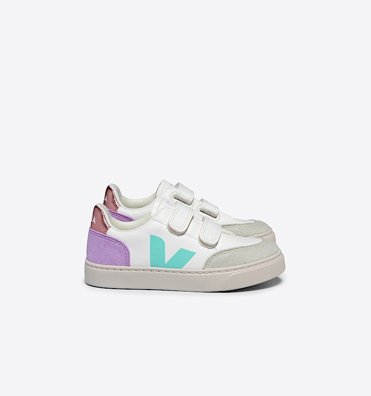 veja sneakers small-v-12 leather white XV0503793 Lateral view