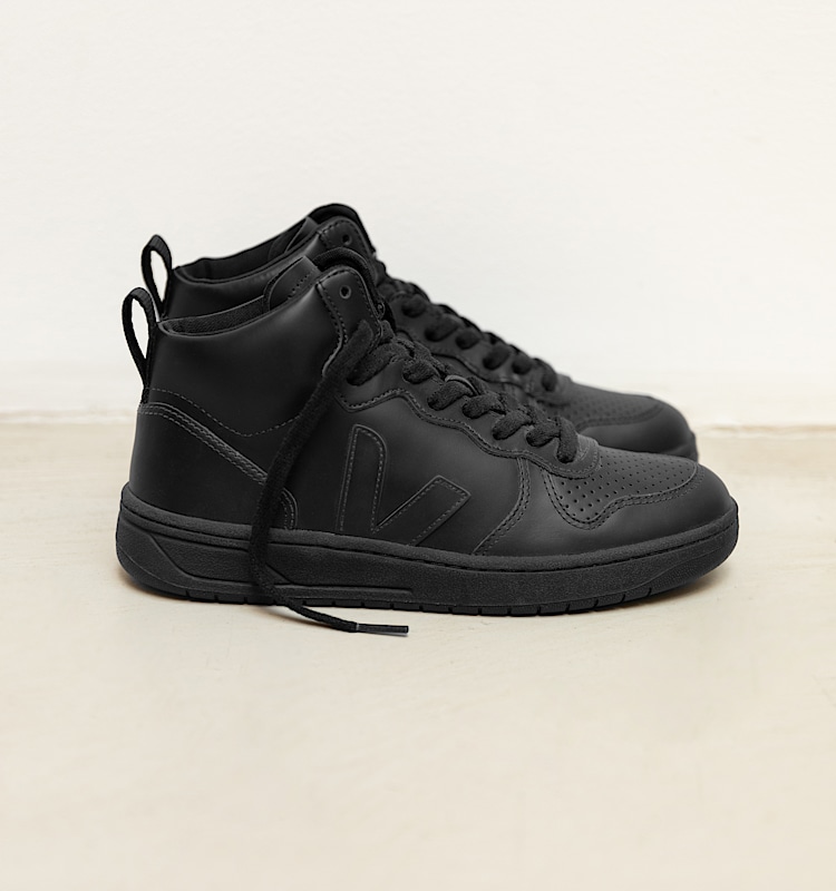 veja sneakers v-15 皮革 黑色 VQ0203305