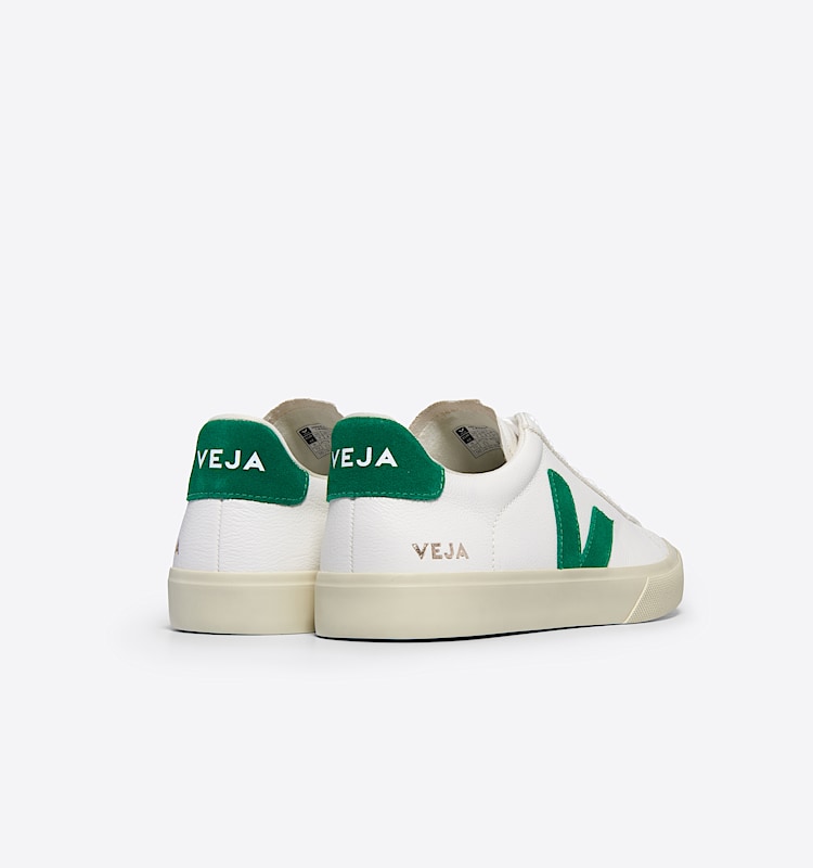 veja baskets campo cuir blanc CP0503690 Back view