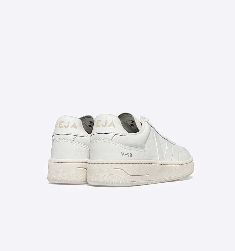 veja sneakers v-90 leather white VD2003380 Back view