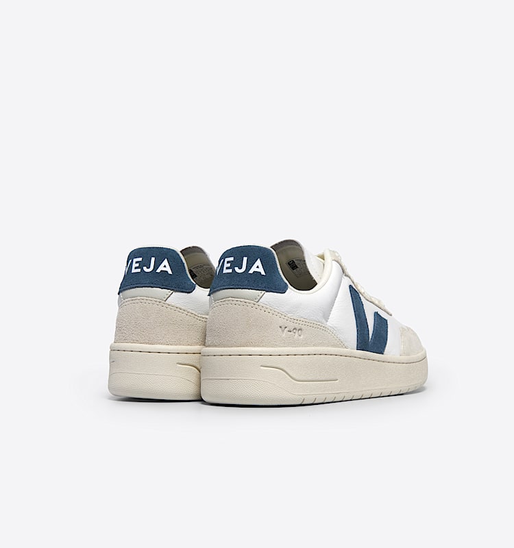 veja baskets v-90 cuir blanc VD2003845 Back view