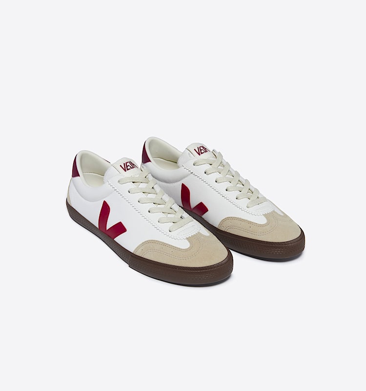 veja baskets volley cuir-biologique blanc VO2003533 Top view