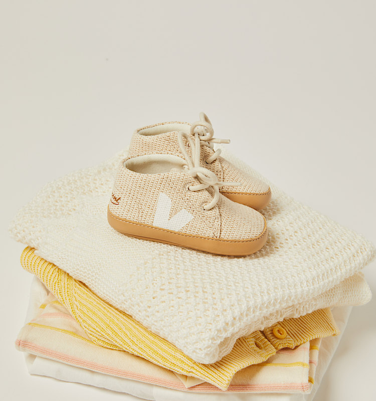 veja sapatilhas veja-x-bonpoint-(baby) juta bege BP1620725