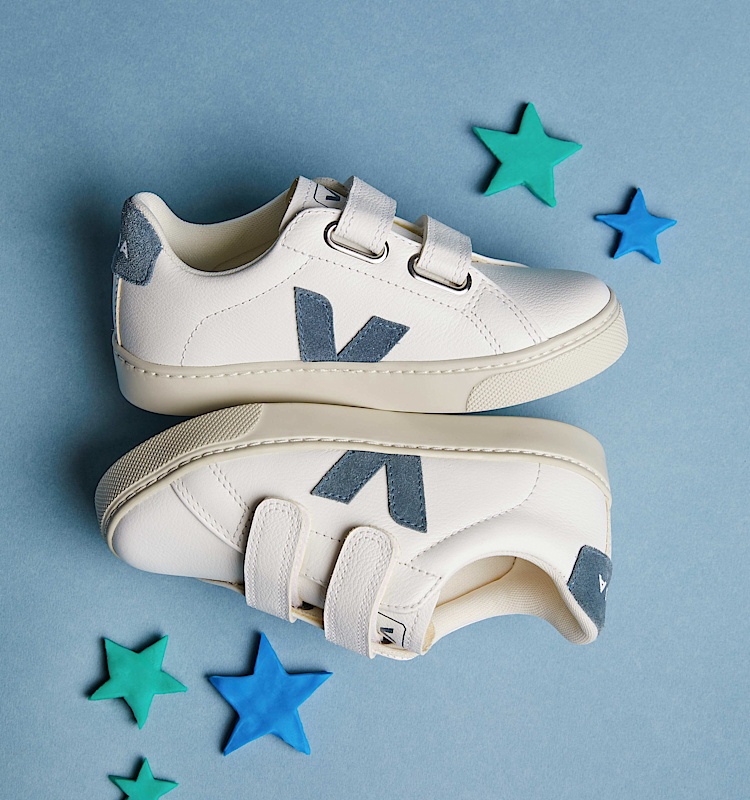 veja sneakers small-esplar leather white SV0503407