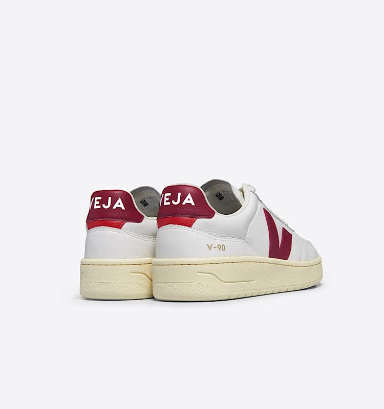 veja sneakers v-90 leather white VD2003657 Back view