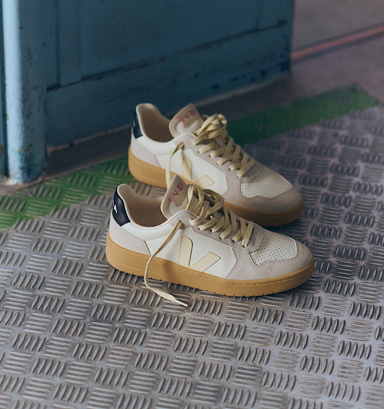 veja sneakers v-82 皮革 灰色 VE3320759