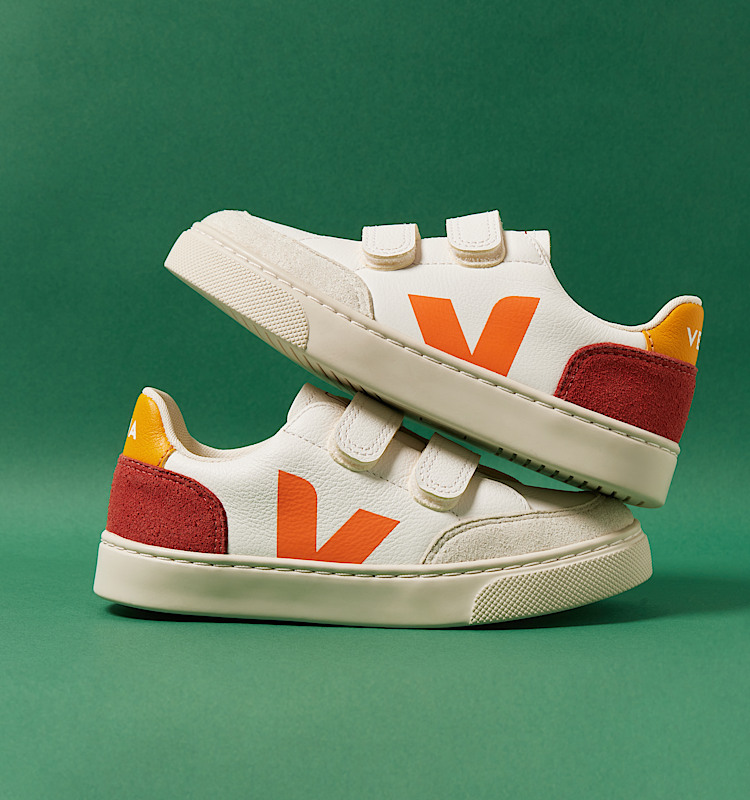 veja sneakers small-v-12 leather multicolor XV0520608