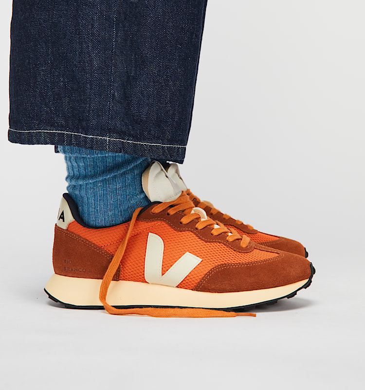 veja sneakers rio-branco-ii 回收再利用 橘黄色 RO1803874
