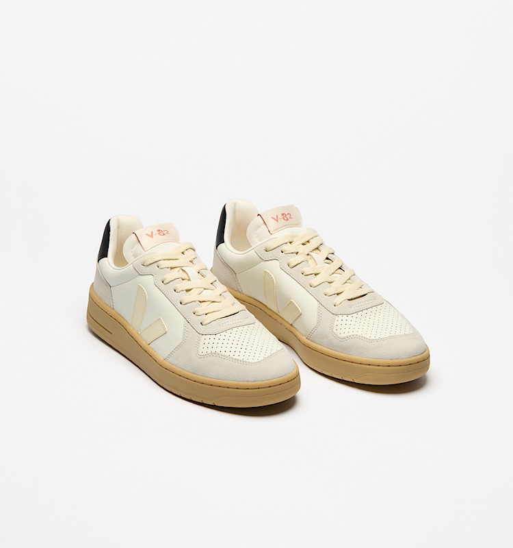 veja sneakers v-82 皮革 灰色 VE3320759 Top view