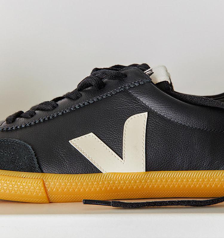 veja sneakers volley 有机皮革 黑色 VO2020510