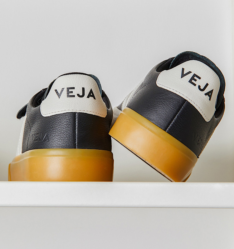 veja sneakers recife-logo 皮革 黑色 RC0503698