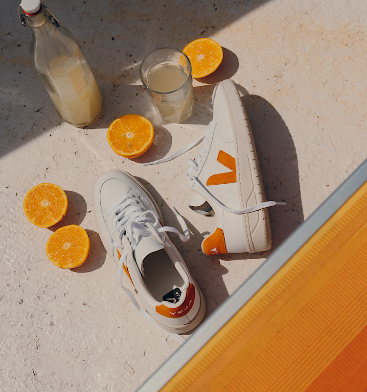 veja zapatillas v-12 cuero blanco XD0203113