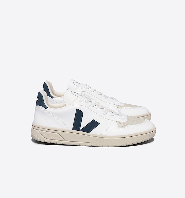 veja sneakers v-10 vegan white VX0702087 Lateral view