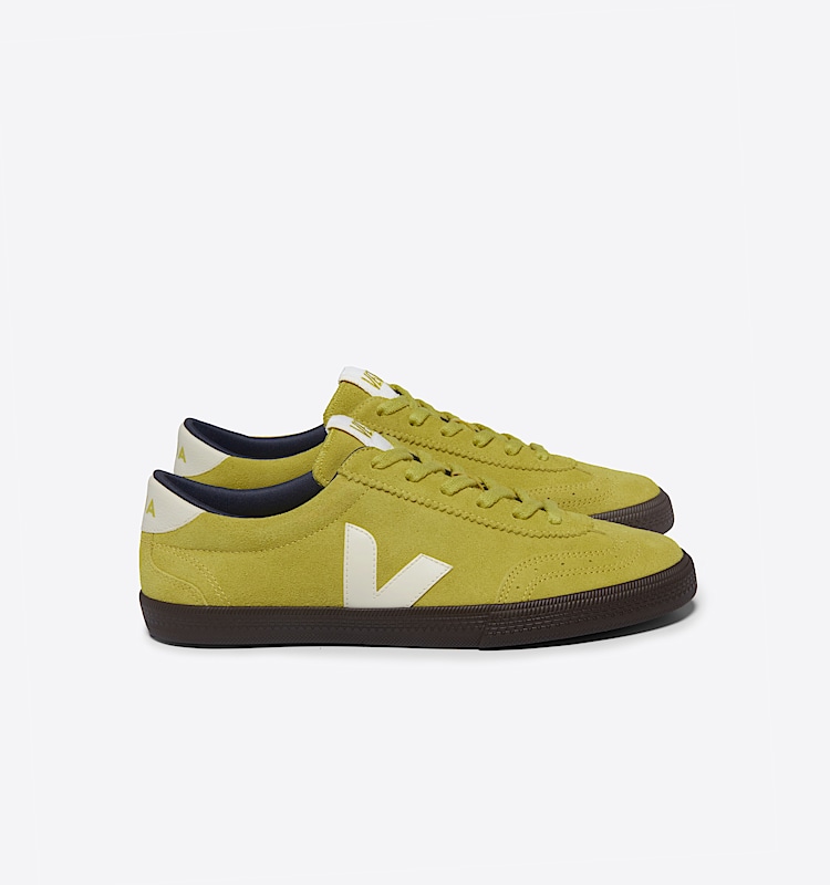 veja sneakers volley suede yellow VO0303849 Lateral view