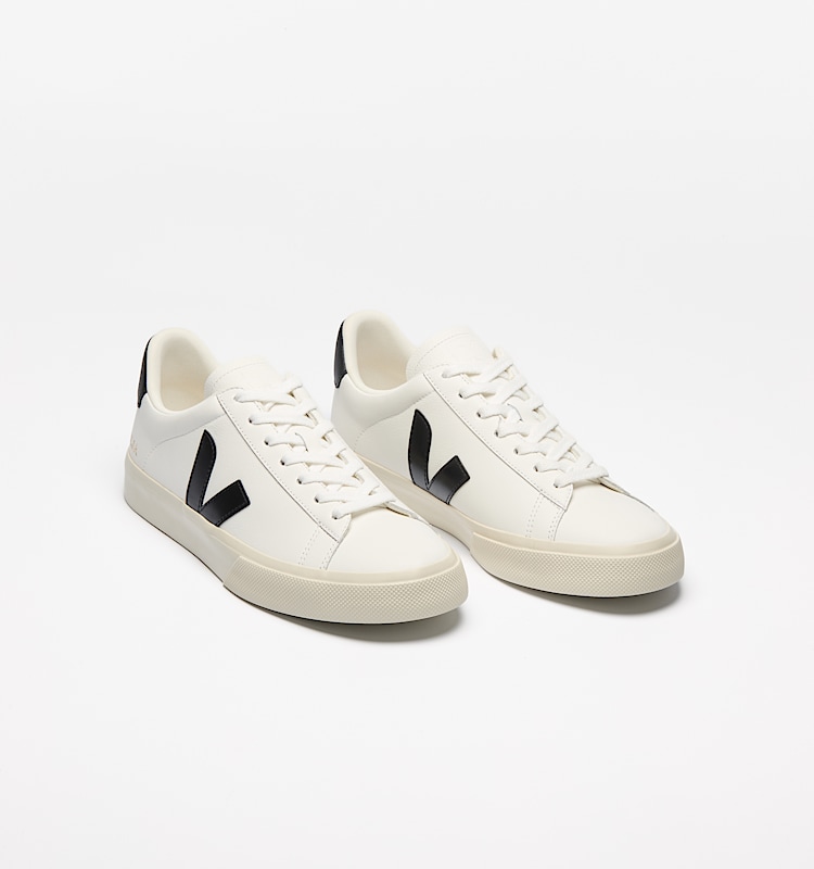 veja zapatillas campo cuero blanco CP0501537 Top view